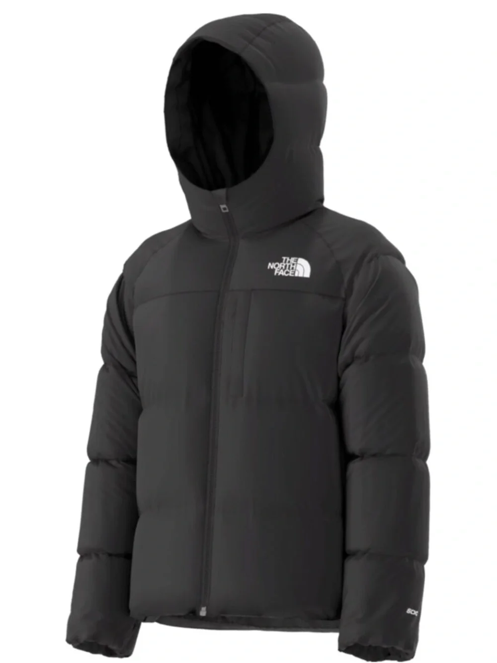 The North Face Black Down Hooded Jacket Boys' Size Medium